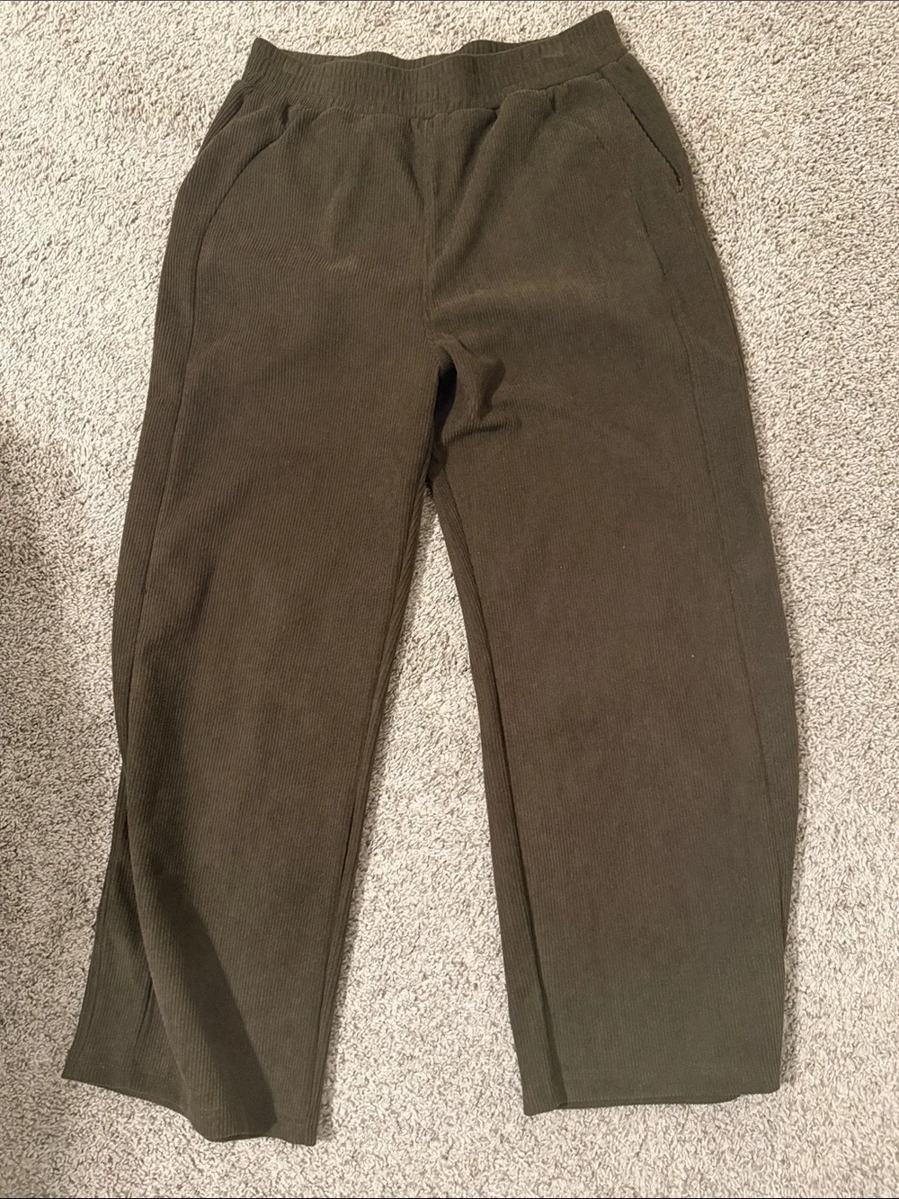 HALARA Brown Corduroy Wide-Leg Women's Trousers - Picture 7 of 7